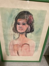 Bruno Cassinari-Riproduz.fotolitogr. di qualità-Cm.61x43-firma in lastra-cornice