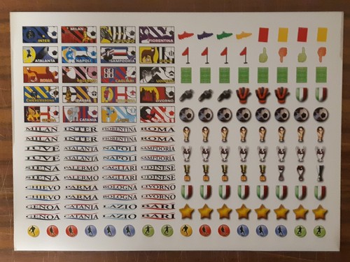 Subbuteo foglio adesivi - subbuteo,