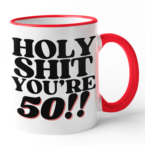 Tazza compleanno rude - 50°,