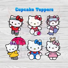 KITTY CUPCAKE TOPPERS