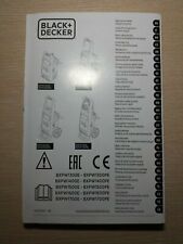 Idropulitrice Manuale Istruzioni Black & Decker PW 1300 PW1500 PW1600 