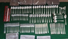 108 posate placcate argento