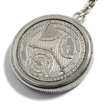 Orologio Breguet argento 925 portachiavi motivo raro usato dal Giappone