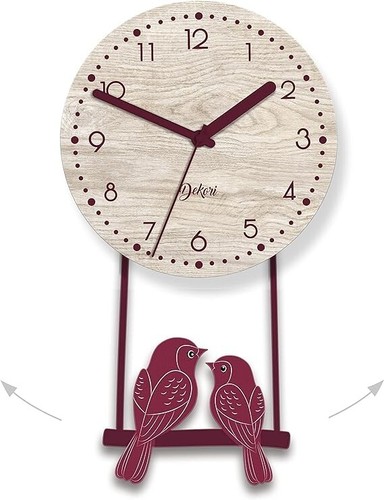 Orologio uccellini con - uccellini,