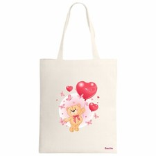 borsa poliestere ecru 34x39