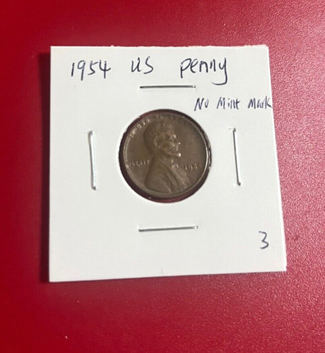 Moneta penny 1954 senza - penny,