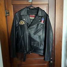 Giacca moto Cooper vera pelle
