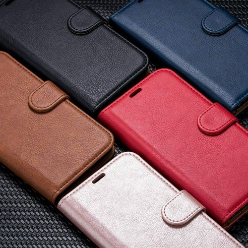 Custodia telefono flip - , pelle