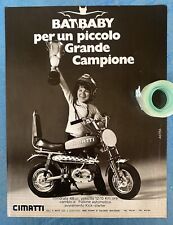 Rara Pubblicita’ MOTO BAT BABY CIMATTI del 1973