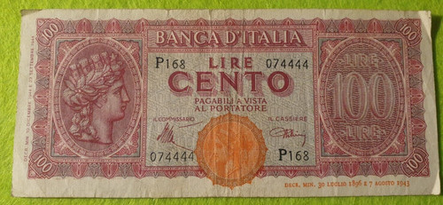 Banconota luogotenenza italia - banconota,