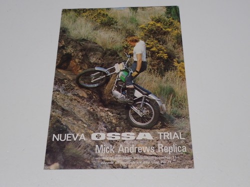 Ossa trial mick andrews - ossa,