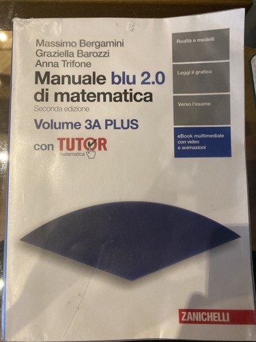 Manuale blu di matematica - manuale,