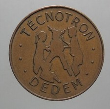 GETTONE ANNI '70 TECNOTRON DEDEM GIOSTRE