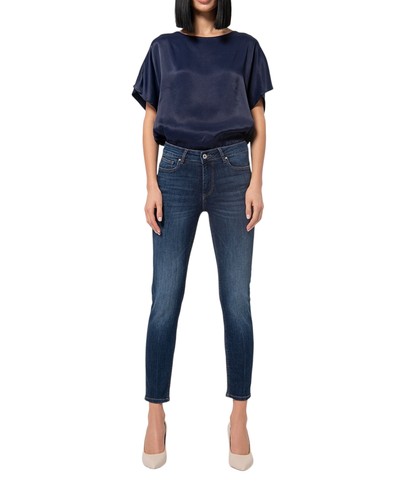 Jeans donna grigio fracomina - jeans,