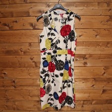 Abito MOSCHINO CHEAP AND CHIC tg. 44 Usato (SA2523) Bianco a fiori Vintage