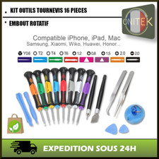 ✅KIT OUTILS TOURNEVIS IPHONE 4 5 6 7 8 X 11 12 13 IPAD IPOD REPARATION TELEPHONE