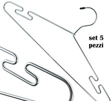 x 5 Pezzi Grucce Stampelle