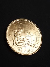 MONETA 200 LIRE 1980 ITALIA-