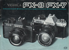 Yashica FX-3/FX-7 Manuale di