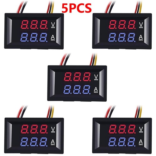 5pcs 100v 10a voltmetro - 100v,