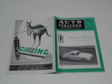 AUTO ITALIANA N° 8 DEL 1955 PININFARINA COUPE' SU LANCIA AURELIA