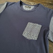 Zara Man Shirt M Blue Short