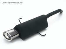 Ulter Scarico Sportivo Alfa Romeo 147 00-09 120x80mm Ovale Arrotolato Dritto