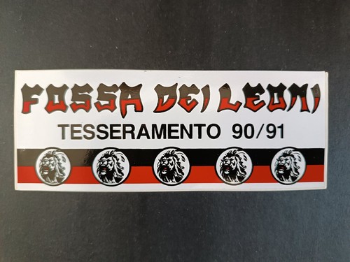Adesivo milan fossa dei - milan,