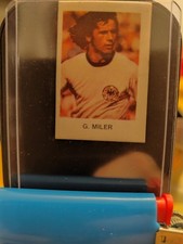 CARTOLINA/ADESIVO CALCIO GERD MULLER / RARA EDIZIONE EX JUGOSLAVIA!!!