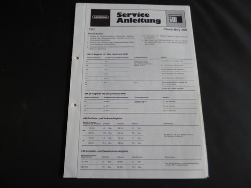 Manuale servizio originale - di,