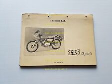 Benelli 125 2C Sport 1980 catalogo ricambi originale spare parts list