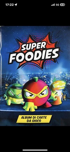 Vendo carte super foodies - super,