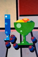 Acrylique carton 2023  42 x 30