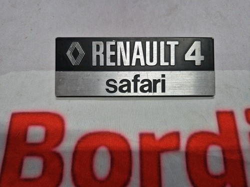 Renault safari sigla - renault, r4