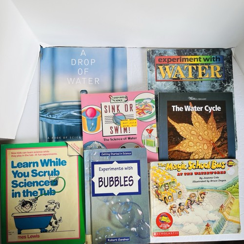 Lot science water books - lot,