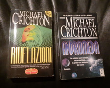 2 LIBRI Michael Crichton: Andromeda - Tea 2002, RIVELAZIONI - SUPERPOCKET (L14)