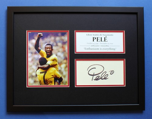 Pelé autografo arte - pelé,