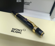 Fantastica penna a sfera Montblanc edizione speciale boheme colore nero + oro