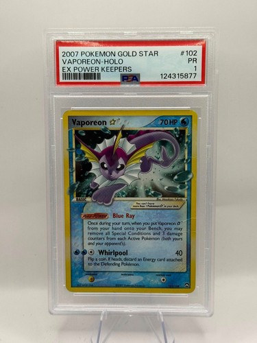 Pokemon vaporeon gold star - pokemon,