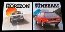 2x CHRYSLER SIMCA HORIZON