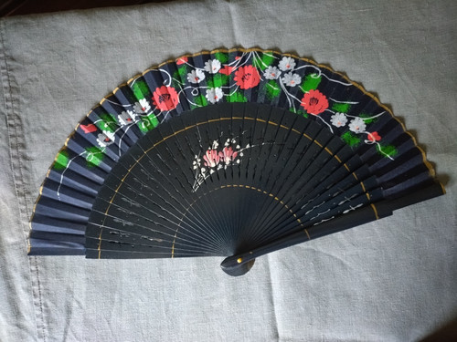 Ventaglio vintage legno - ventaglio,