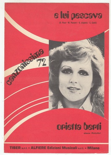 Spartito orietta berti - spartito,