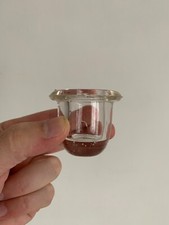 Antico calamaio in vetro per