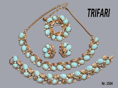 Trifari superba full parure - trifari,,
