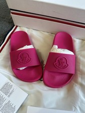 Sandali ciabatte Moncler rosa
