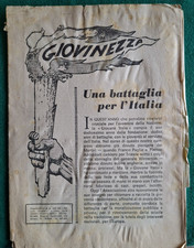 GIOVINEZZA SUPPLEMENTO AL