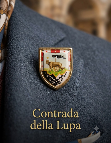 Palio siena spille spilla - di,