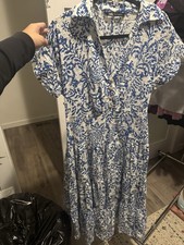 Zara Midi Camicia Abito Donna