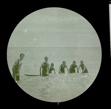 Vintage magic lantern slide - lantern,