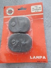 COPPIA COPRI PEDALI AUTO D'EPOCA. FIAT 500 - 126 - 850 AUTOBIANCHI A 112